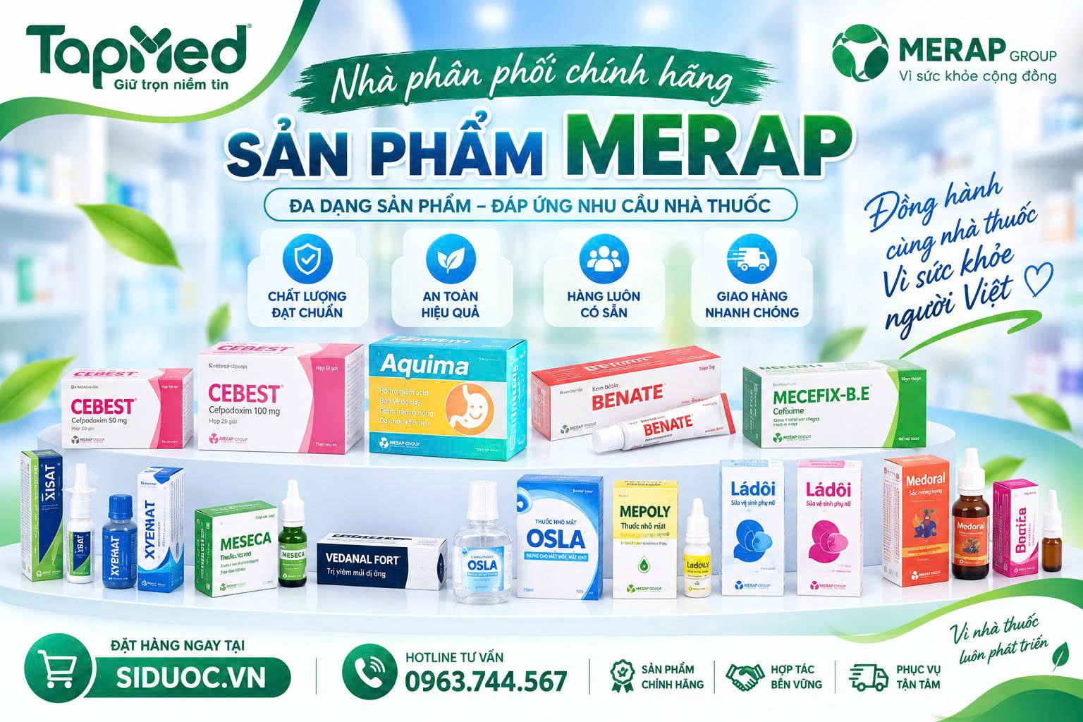 🔥 HÀNG MERAP TẠI TAPMED – NHÀ THUỐC LÊN ĐƠN NGAY!