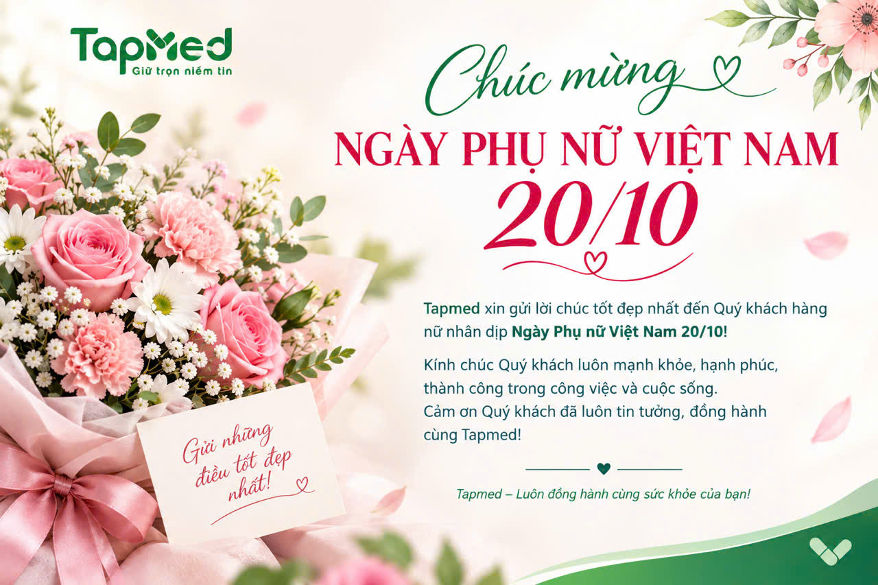 🌸 TAPMED CHÚC MỪNG NGÀY PHỤ NỮ VIỆT NAM 20/10 🌸