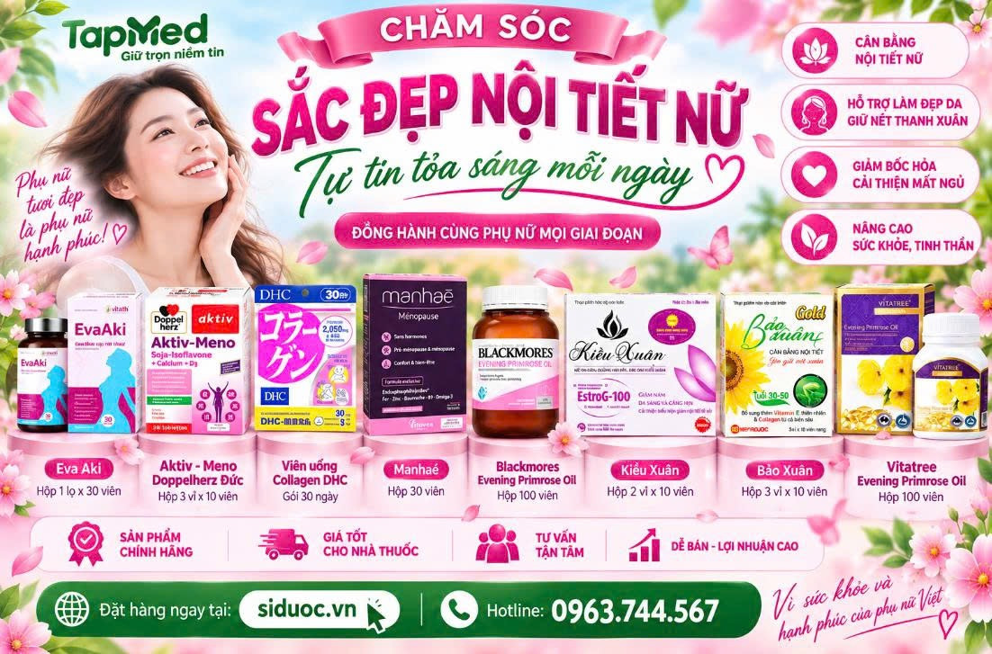 Dòng sản phẩm bổ sung nội tiết nữ